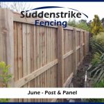 Suddenstrike Fencing post and panel timber fence3