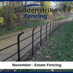 Suddenstrike Fencing black metal Cheshire fencing