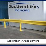 Suddenstrike Fencing yellow armco safety barriers