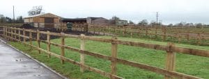 Post and Rail Fencing Cheshire Farm
